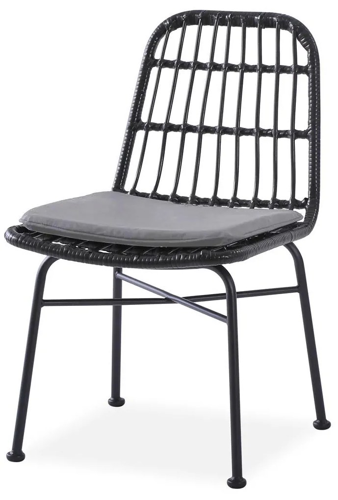 Scaun din ratan negru, LAPRO 401