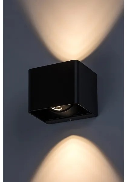 Aplică LED de exterior Rabalux 77168 HALLSTATT LED/10W/230V IP54 negru