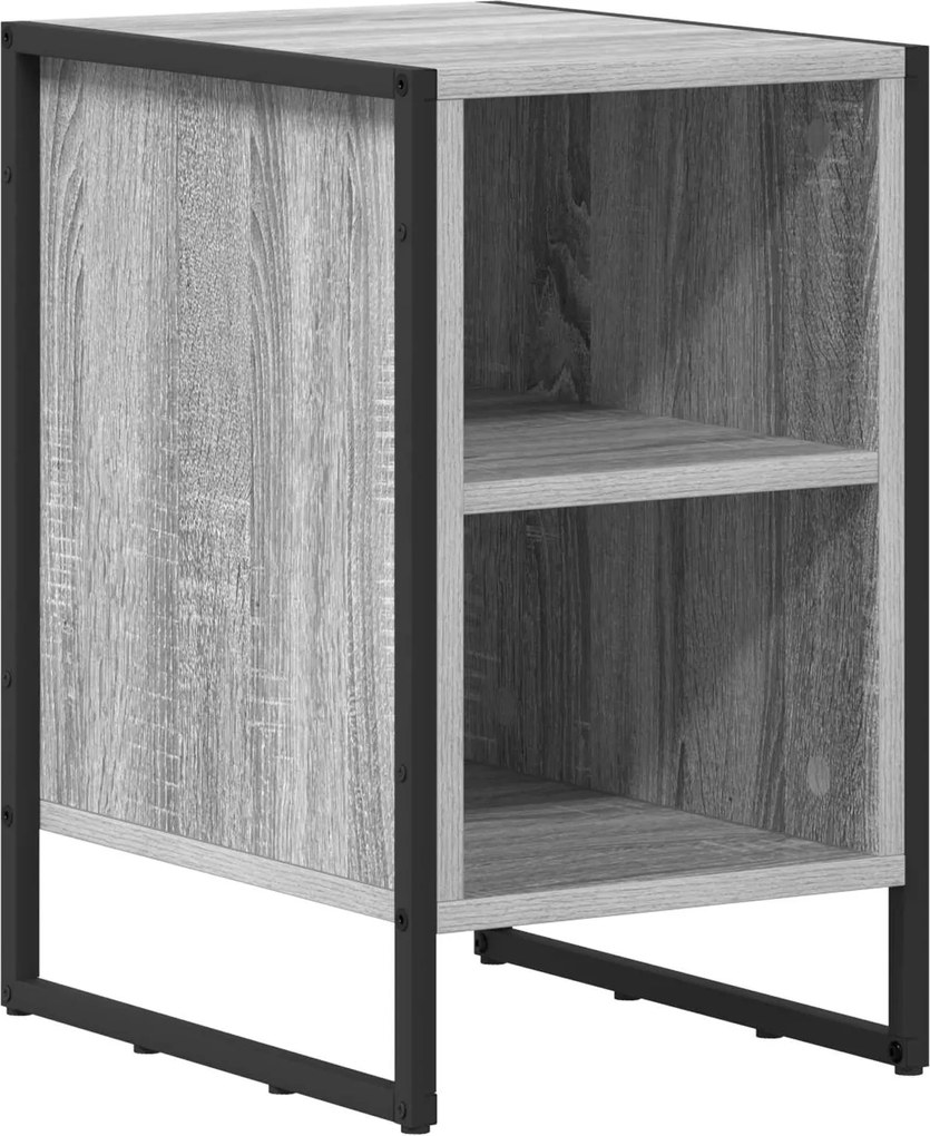 vidaXL Noptieră Gri Sonoma 39.5 x 30 x 50 cm Lemn compozit