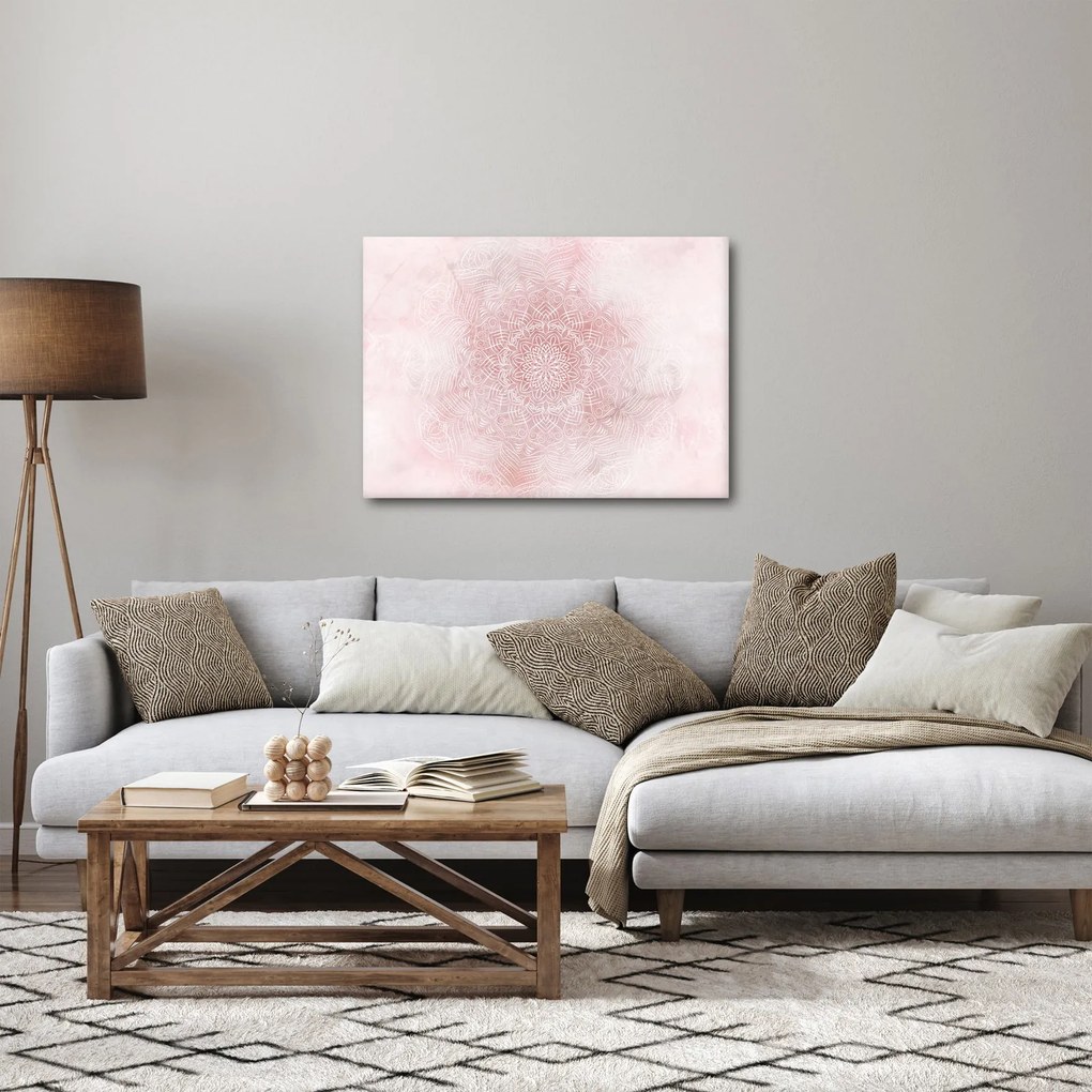 Tablou - Mandala roz (70x50 cm)