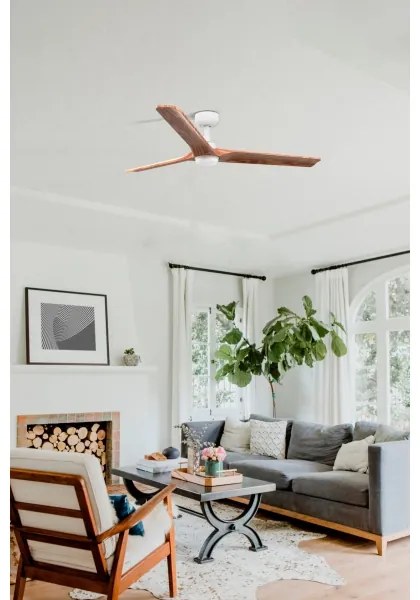 Ventilator LED dimabil FARO 33810-1TW HEYWOOD LED/10W/230V 2700/4000/6000K + telecomandă