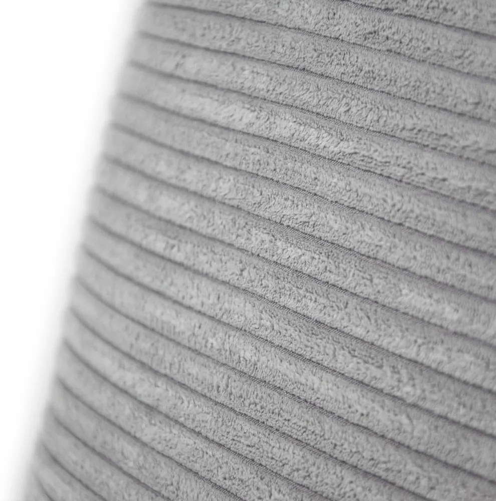 Fotoliu puf pentru copii verde mentă cu tapițerie din catifea reiată Om 85 – SLOWDOWN