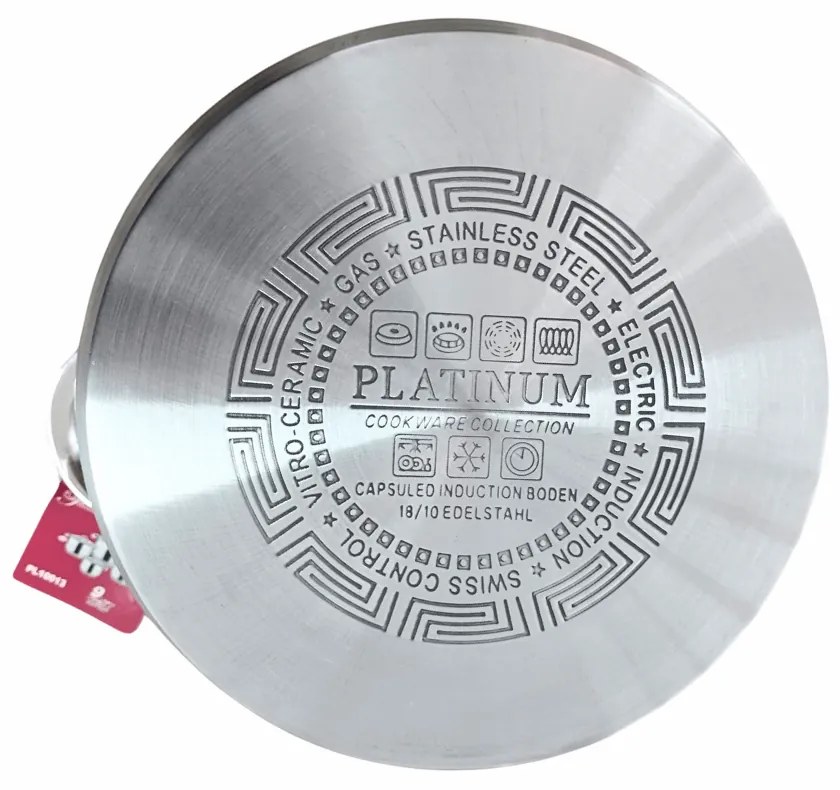 Oala Inox 1.5 L Platinum  Calitate Germana, Compatibila cu Toate Tipurile de Plite