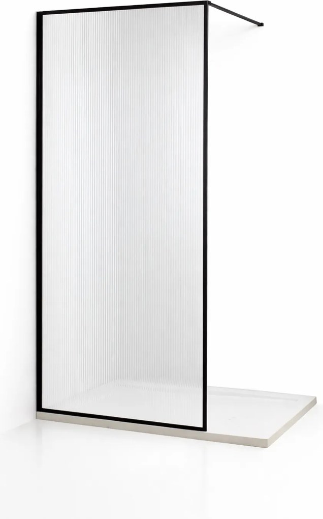 Paravan dus walk-in sticla securizata 8 mm geam linii 90x190