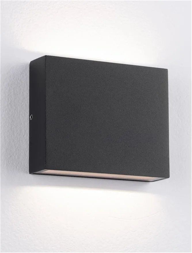 Aplica LED iluminat exterior ambiental IP54 TICK II negru