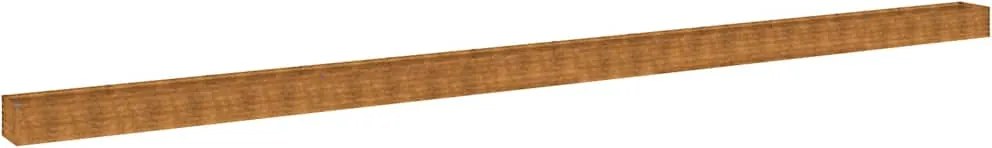 vidaXL Strat înălțat de grădină, 1152x50x36 cm, oțel corten