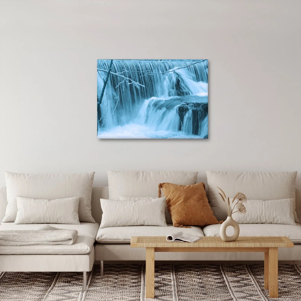 Tablou - cascadele închețate (70x50 cm)