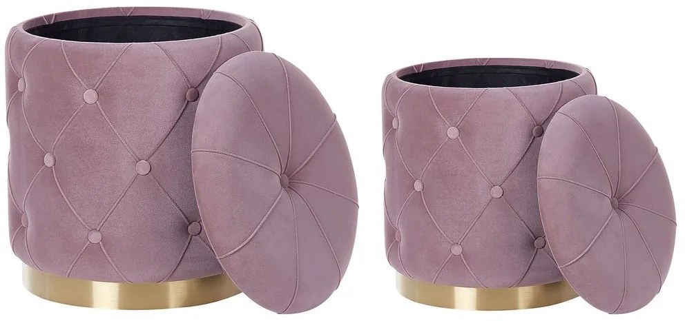 Set 2 buc taburete Puble (roz). 1082038