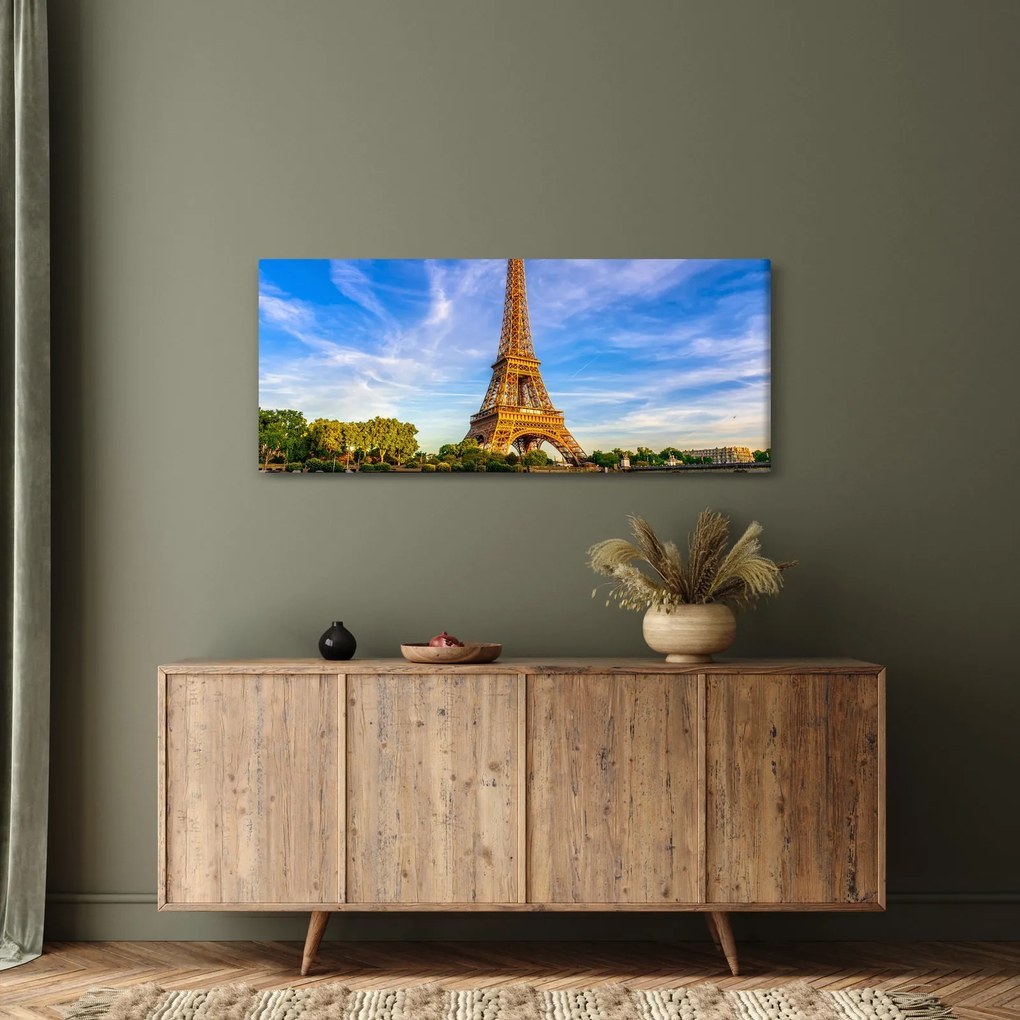 Tablou- Turnul Eifel (120x50 cm)