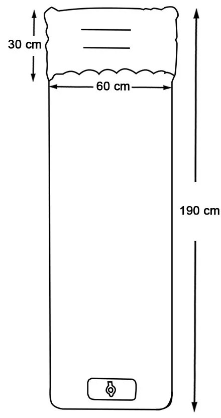 Saltea single pentru drumetii, verde