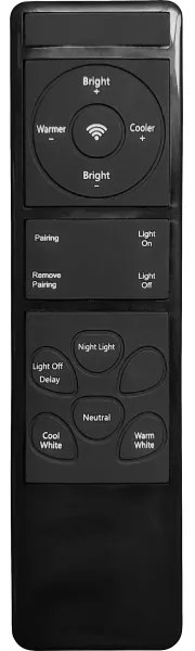 Plafonieră LED dimabilă Top Light SATELLITE LED/48W/230V 3000-6500K negru + telecomandă