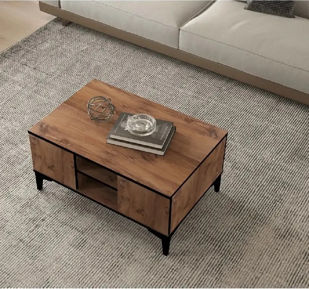 Masa cafea  Cinderella culoare nuc 90 cm