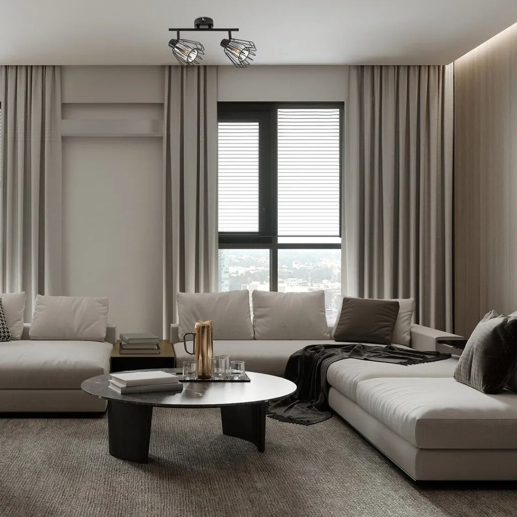 Plafoniera stil industrial Emerencia 2L