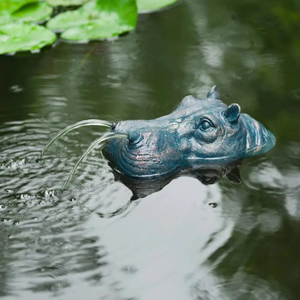 Ubbink Stropitor plutitor pentru fantana de gradina, forma hipopotam