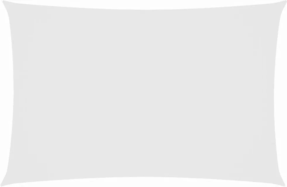 vidaXL Pânză parasolar, alb, 2x5 m, țesătură oxford, dreptunghiular