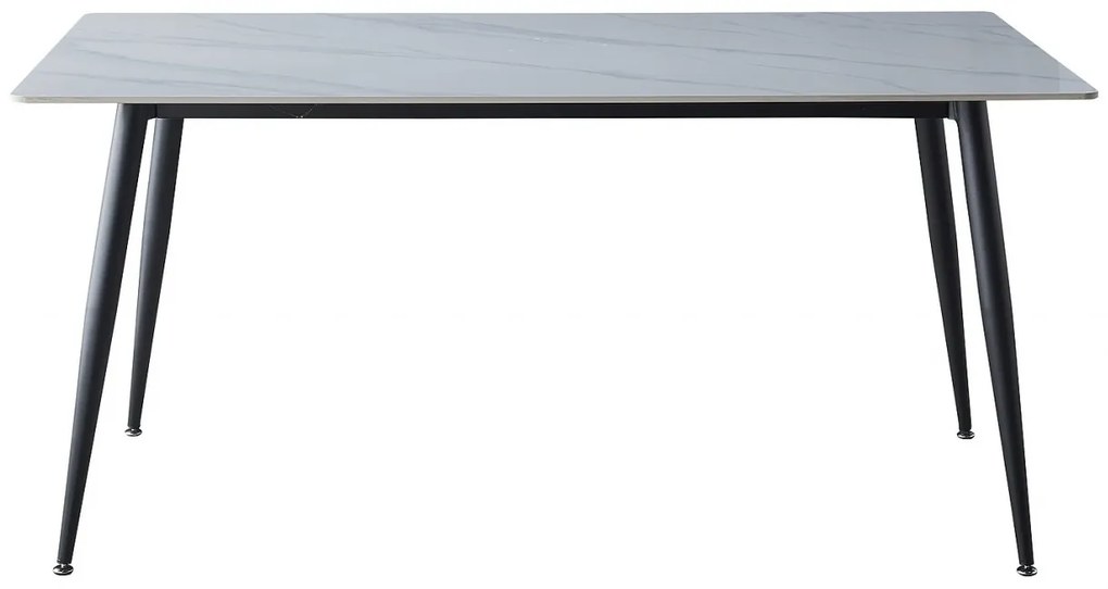 Masa Rion alb/negru L160xl90 cm