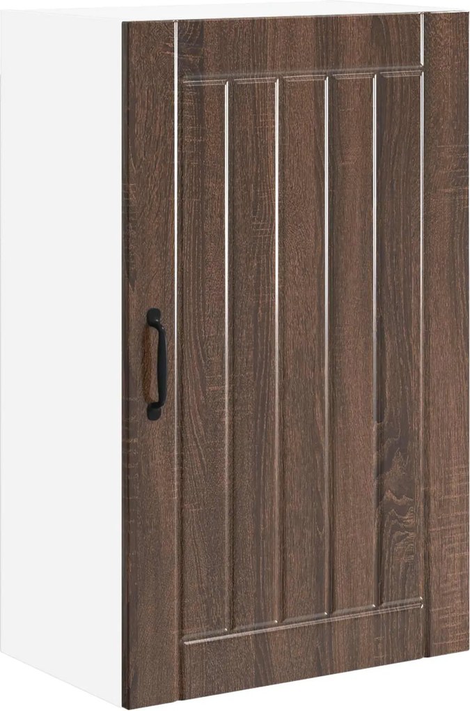 vidaXL Dulap de bucătărie Stejar închis 50 x 31 x 80 cm Lemn compozit