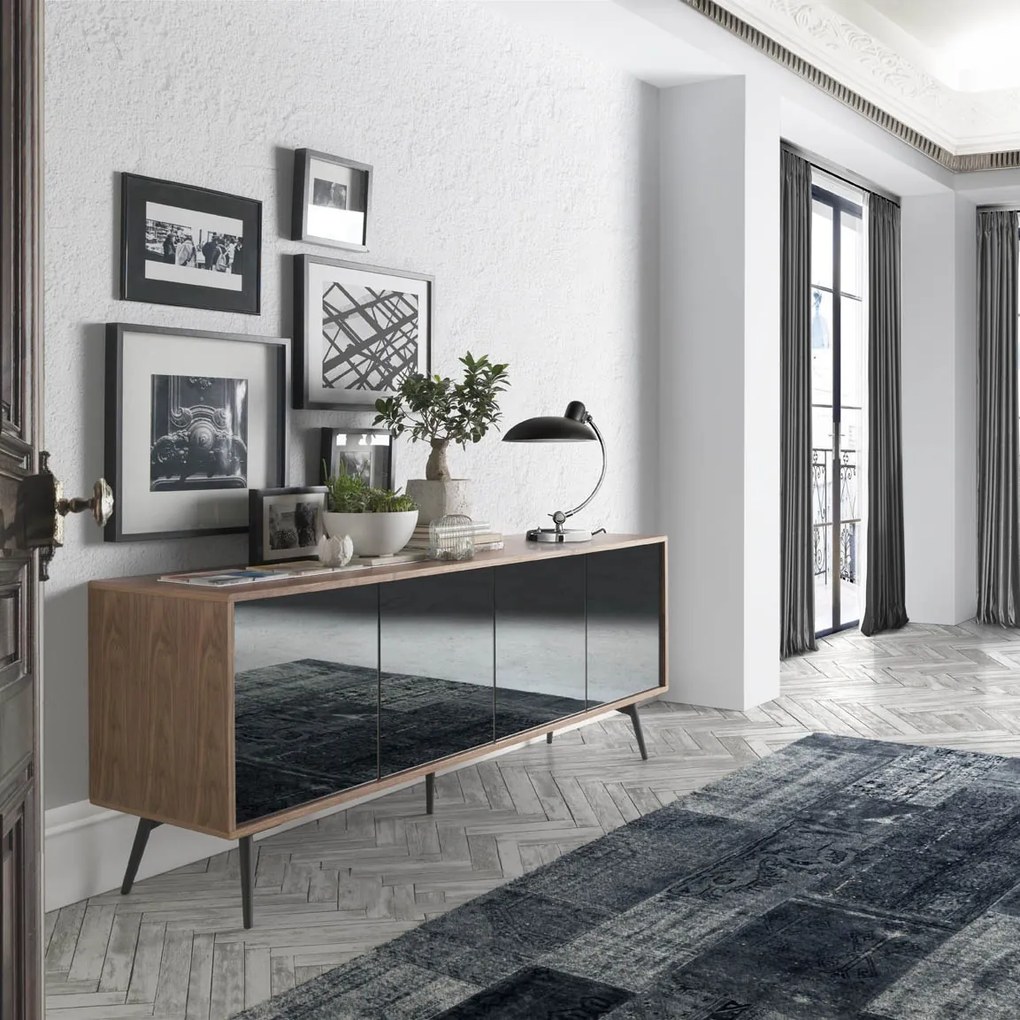 Comoda eleganta design LUX Allan AC-1403M-NOGAL