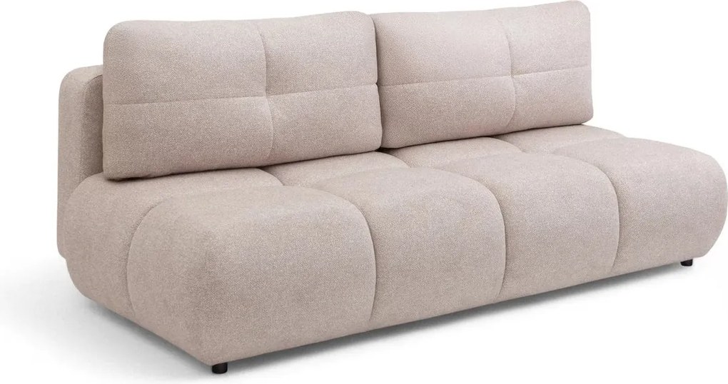 Canapea extensibilă Lerio - material tricotat bej deschis Blur 02