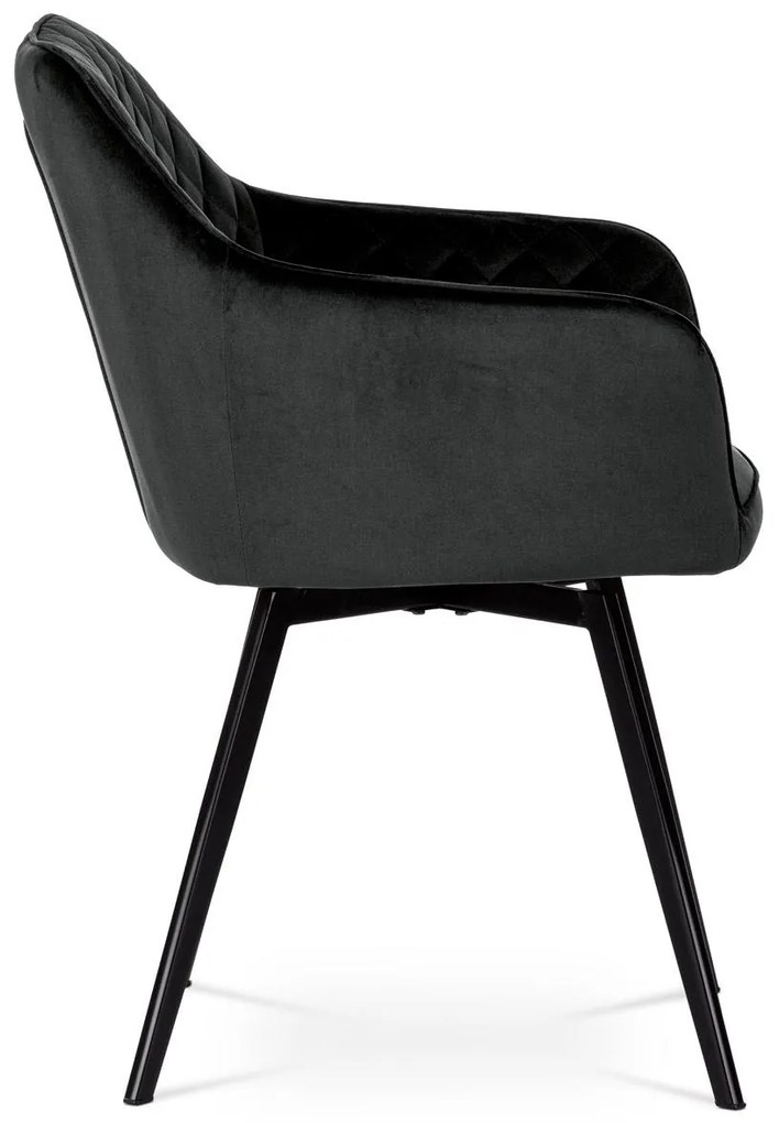 Scaun sufragerie Danarra-425-BK4 (negru). 1120437