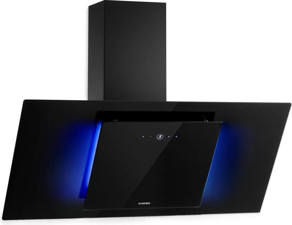Klarstein Eleonora 90, hotă, 420 m³ / h, panou tactil, iluminat, EEK A ++