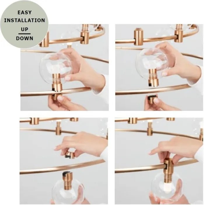 Sistem tubular magnetic-decorativ CRON, negru NVL-9028311