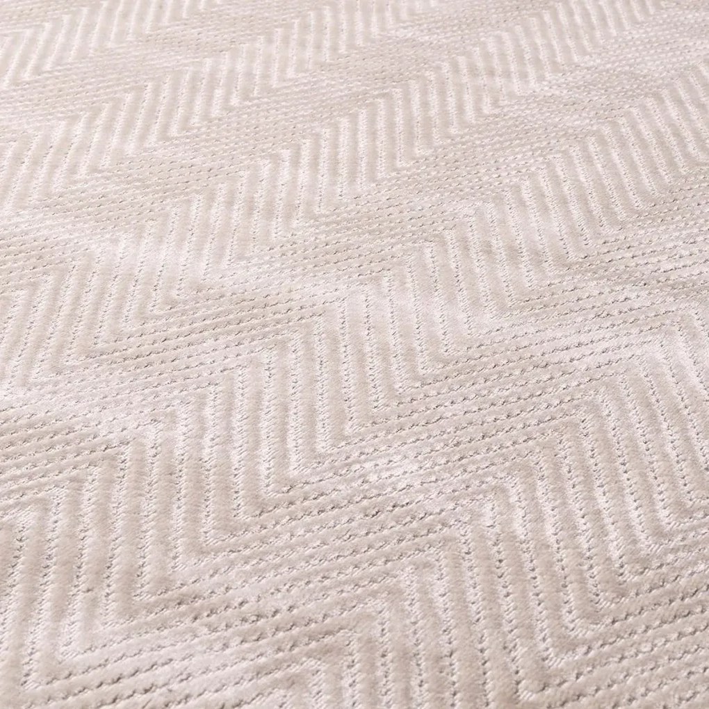 Covor design LUX realizat manual din vascoza si lana, Herringbone 200x300cm 112479 HZ