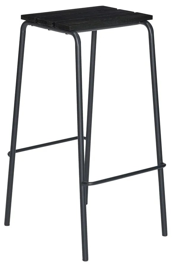 Set de scaune de bar negru 2 buc. (înălțime șezut 76 cm) Stilt – Hübsch