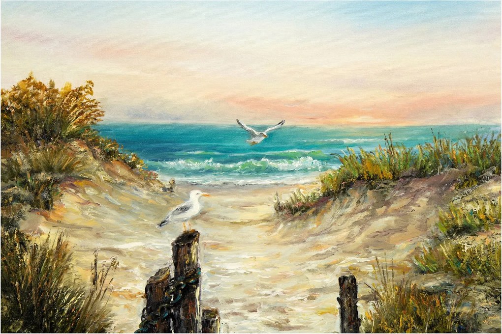 Tablou - Plaja cu nisip (90x60 cm)