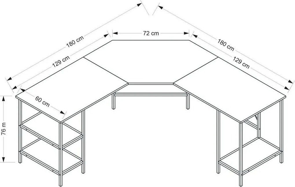Birou de lucru Power L Dore