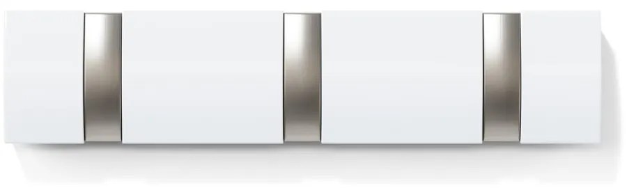 Cuier de perete alb din lemn masiv de plop Flip – Umbra