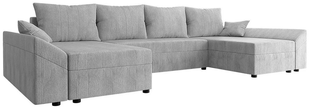 Colțar Memphis 105Cutie de pat, 316x138x82cm, 119 kg, Picioare: Plastic