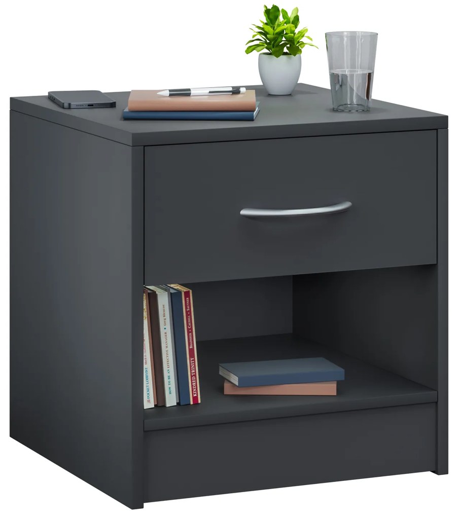 Deuba Noptiera Kiel 41x39x28cm - antracit