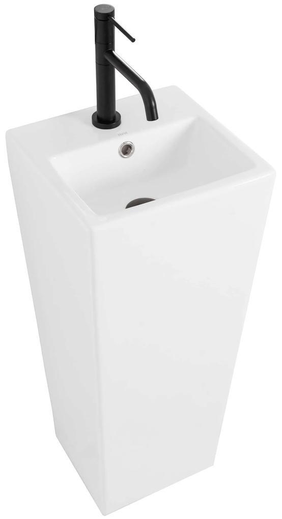 Lavoar Kamila freestanding ceramica sanitara Alb – H82 cm