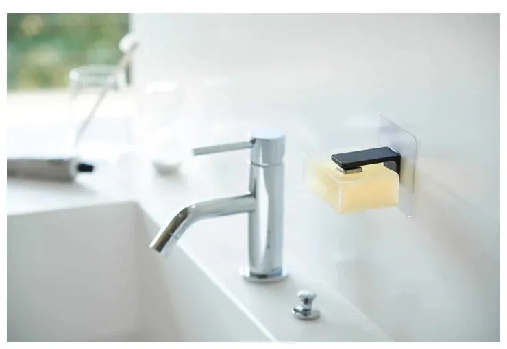 Săpunieră magnetică neagră autoadezivă din plastic Film Hook – YAMAZAKI