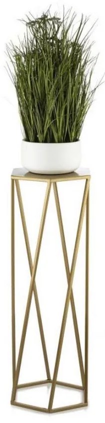 Suport pentru flori 70x24 cm, culoare aurie