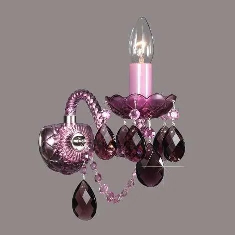 Aplica cristal Bohemia N21 009/01/1 all amethyst