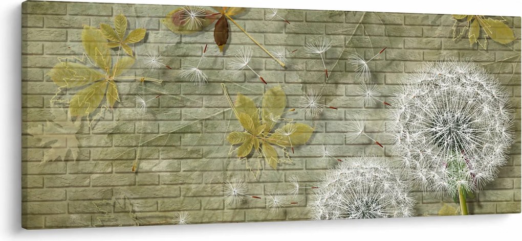 Tablou - Păpădii suflate de vânt (120x50 cm)