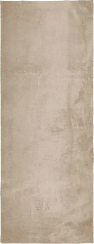 vidaXL Covor HUARTE, fir scurt, moale și lavabil, nisipiu, 80x200 cm