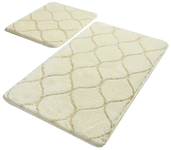 SET 2x covoraș pentru baie INFINITY 60/100 cm bej