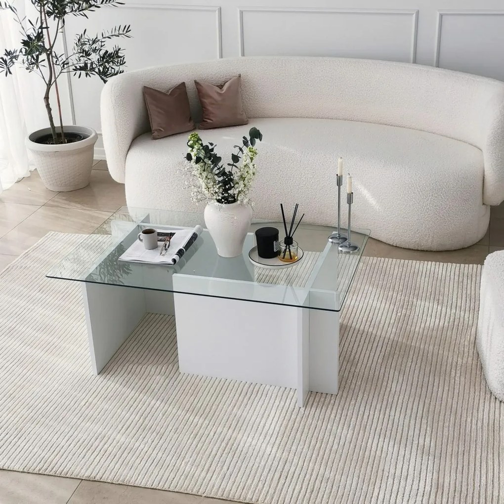 Măsuță de conferință Eescape White