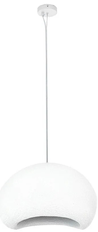 Lustra suspendata design decorativ Cloud alb 40cm