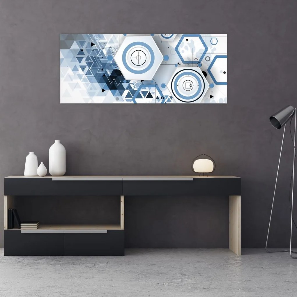 Tablou - Abstract geometric (120x50 cm)