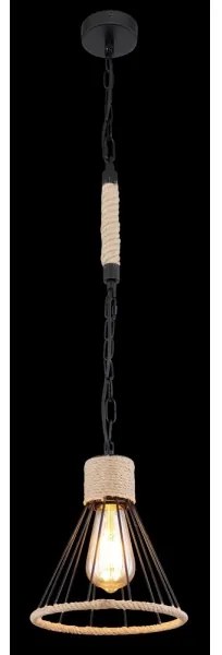 Lustră pe lanț Globo 15676H HALIA 1xE27/60W/230V