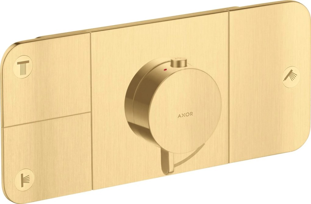 Axor One baterie de duș ascuns cu termostat auriu 45713250