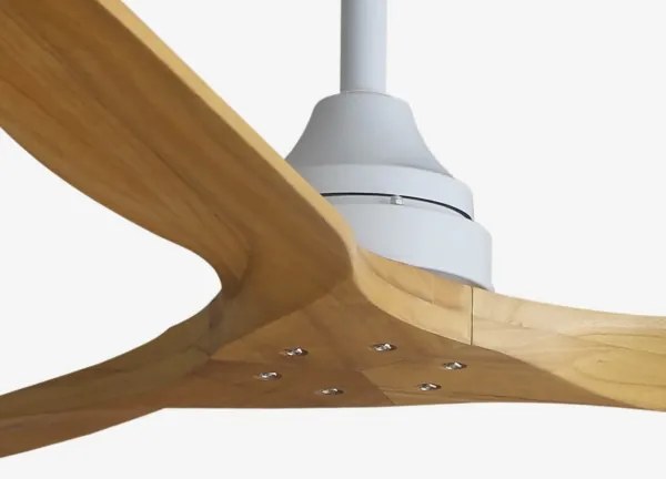 Ventilator de tavan FARO 33728DC ALO L lemn/alb d. 152 cm + telecomandă