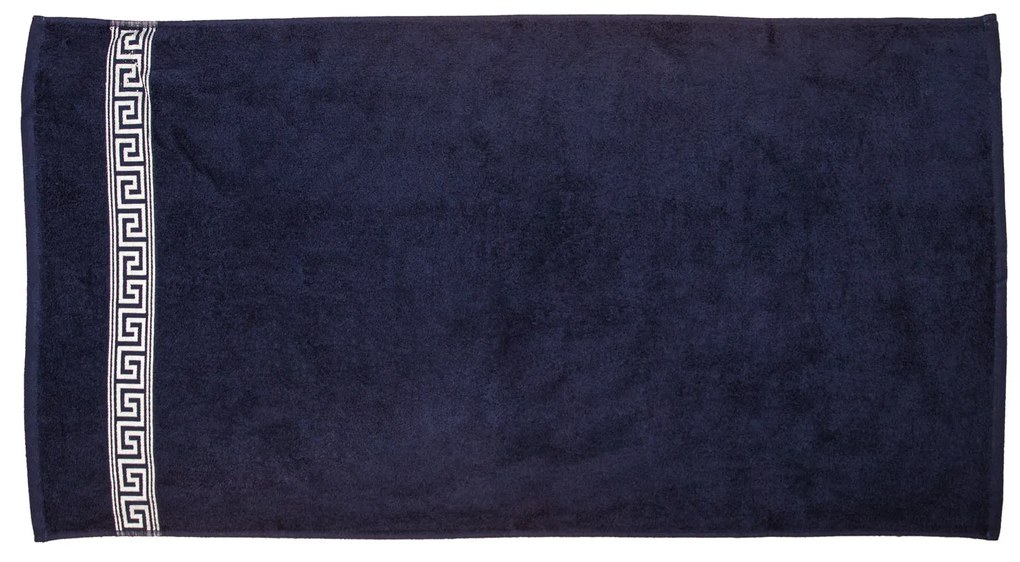 Prosop de maini GREEK 50 x 90 cm albastru inchis, 100% bumbac