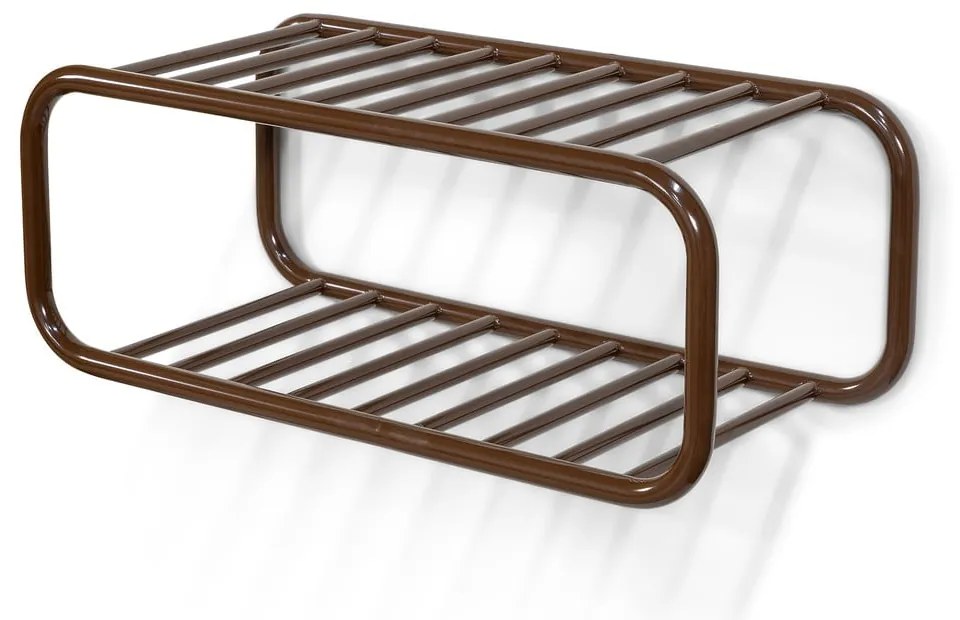 Pantofar maro închis suspendat din metal 72x28x35 cm Retro – Spinder Design