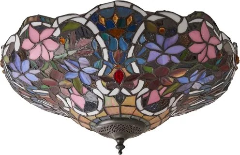 Endon 70709 - Plafonieră Tiffany SULLIVAN 2xE27/60W/230V Ø 40 cm