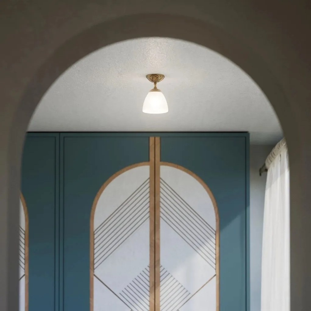 Plafoniera din alama stil Art Nouveau Beatrice